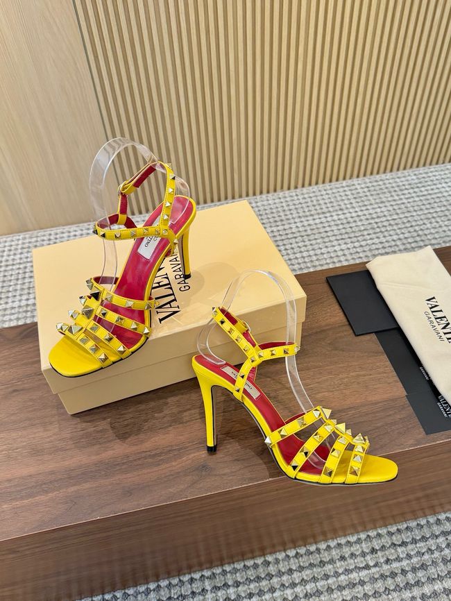 Valentino ROCKSTUD lambskin sandal 9CM 65077-4