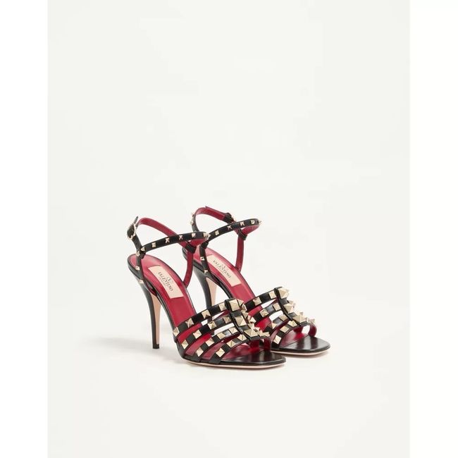 Valentino ROCKSTUD lambskin sandal 9CM 65077-6