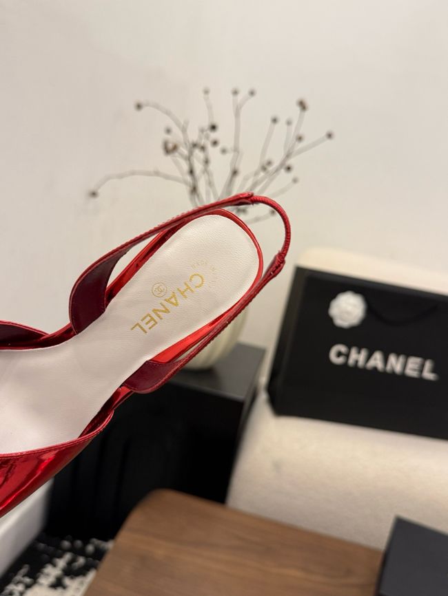 Chanel Slingbacks Lambskin 65081-1