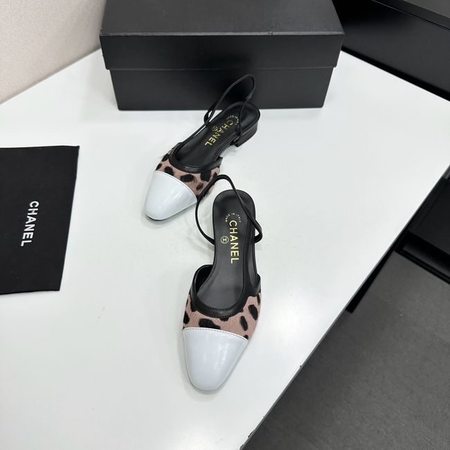 Chanel Slingbacks Lambskin & Mixed Fibers 65080-2
