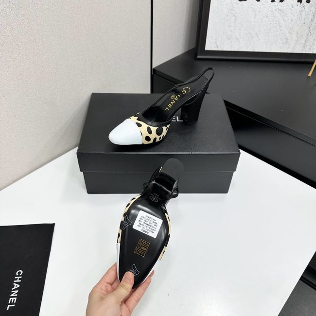 Chanel Slingbacks Lambskin & Mixed Fibers 90mm G47281-4