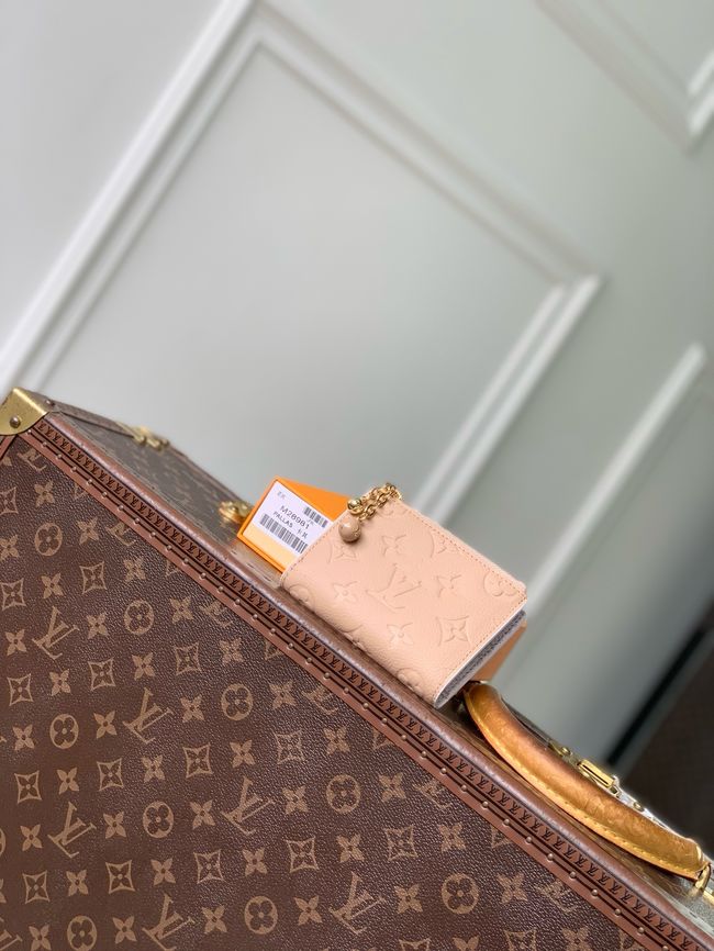 Louis Vuitton Charms Pocket Wallet M28981 Apricot