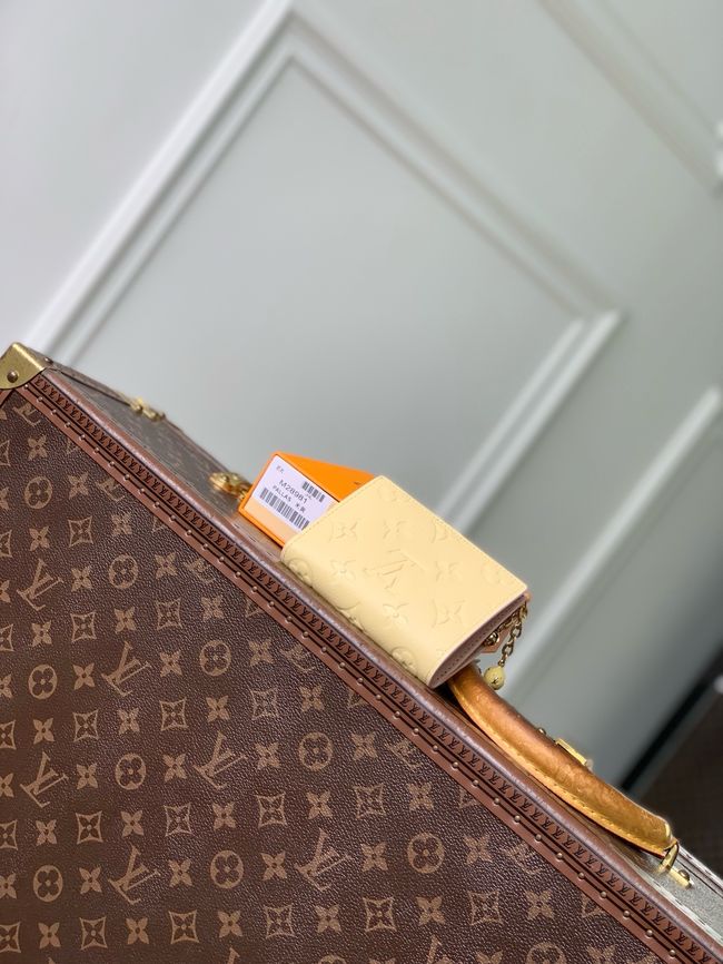 Louis Vuitton Charms Pocket Wallet M28981 light yellow Louis Vuitton Charms Pocket Wallet M28981 light yellow