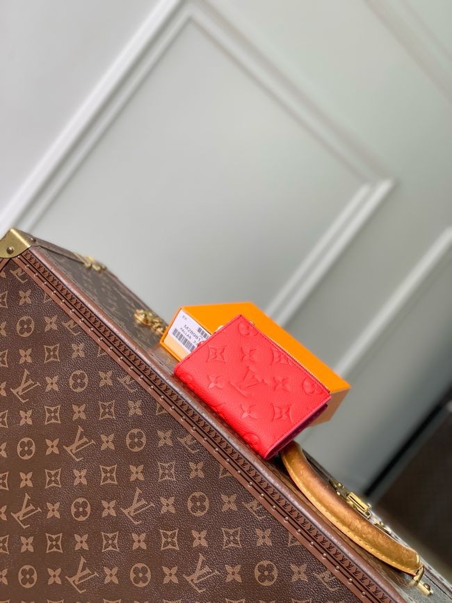 Louis Vuitton Charms Pocket Wallet M28981 red