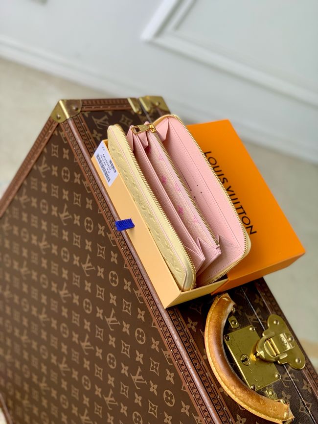 Louis Vuitton Zippy Wallet M28969 light yellow Louis Vuitton Zippy Wallet M28969 light yellow