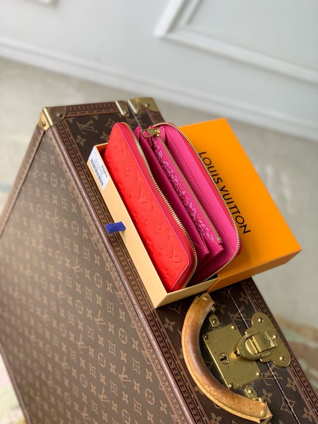 Louis Vuitton Zippy Wallet M28969 red