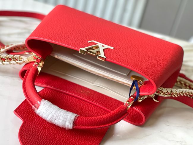 Louis Vuitton Capucines MM M29498 red