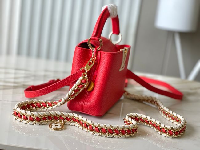 Louis Vuitton Capucines Mini M29497 red