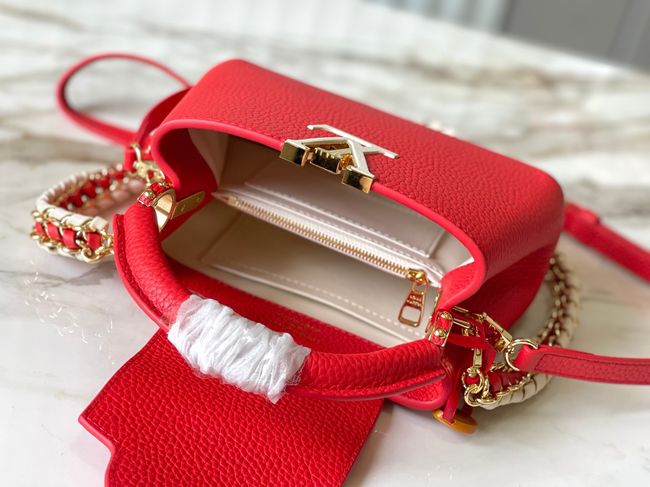 Louis Vuitton Capucines Mini M29497 red
