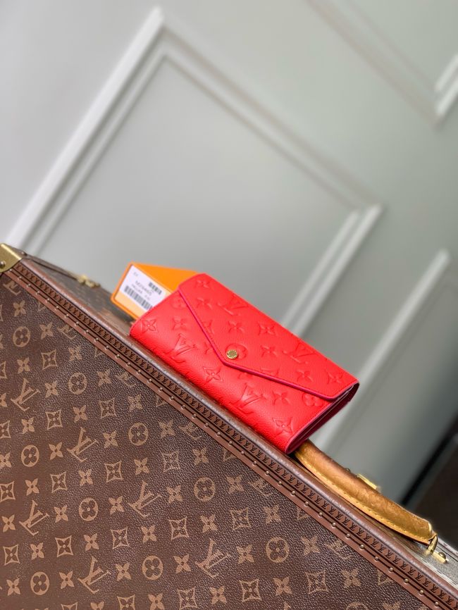 Louis Vuitton Sarah Wallet M29465 Blood Orange