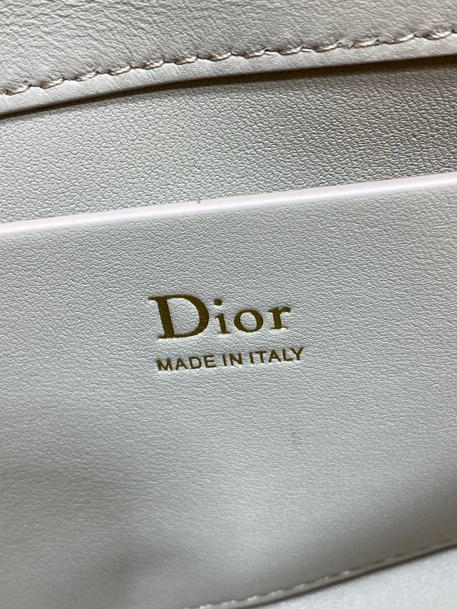 My Dior Mini Bag Cannage patent leather S0985PU Apricot&Golden chain