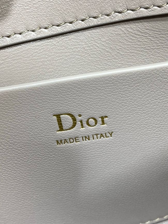 My Dior Mini Bag Cannage patent leather S0985PU gray&Golden chain