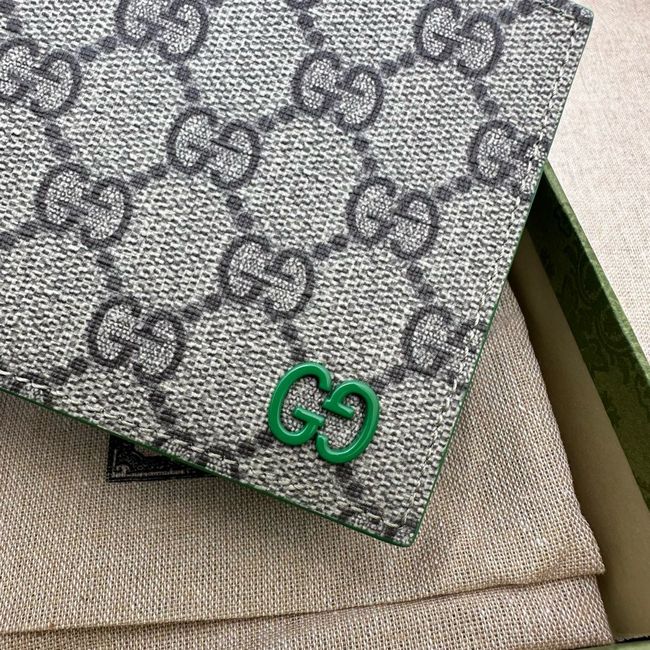 Gucci Dusty interior GG bi-fold wallet 768243 green