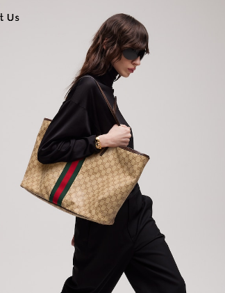 Gucci Tribeca large tote bag 874745 brown
