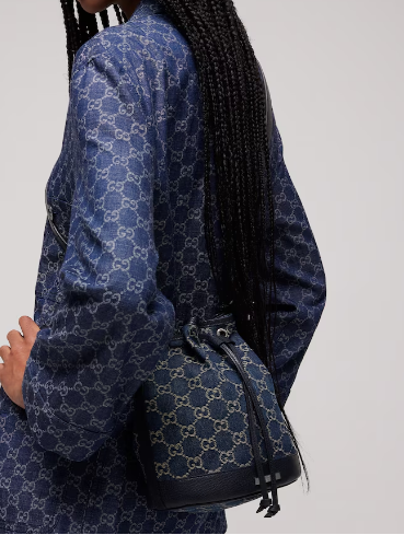 Gucci Venice small bucket bag 875237 Dark blue