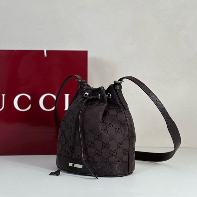Gucci Venice small bucket bag 875237 black