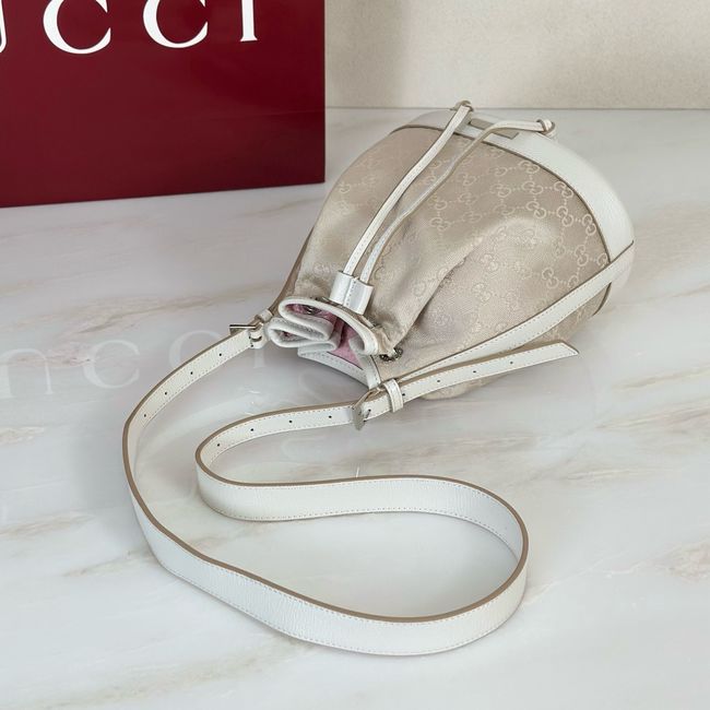 Gucci Venice small bucket bag 875237 white Gucci Venice small bucket bag 875237 white
