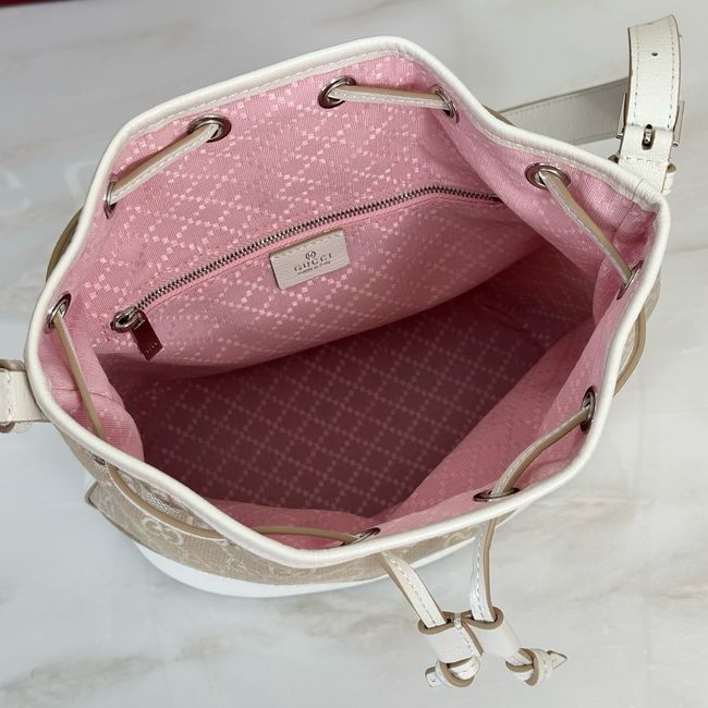 Gucci Venice small bucket bag 875237 white Gucci Venice small bucket bag 875237 white