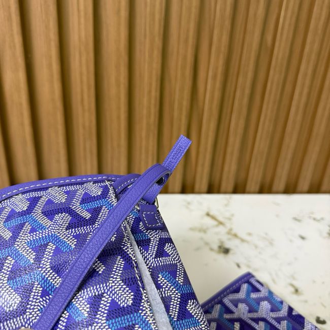 Goyard Goyardine canvas & Chevroches calfskin CL08P BLUE