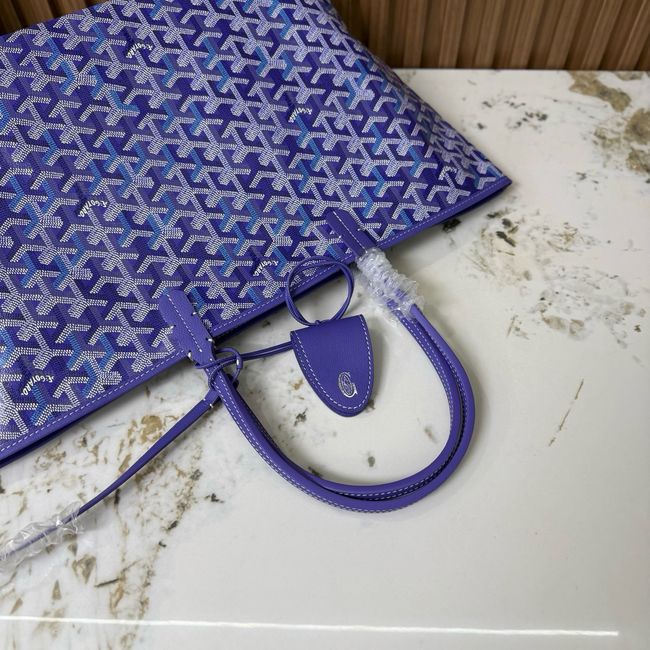 Goyard Goyardine canvas & Chevroches calfskin CL08P BLUE