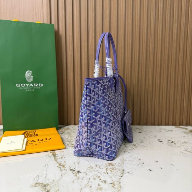 Goyard Goyardine canvas & Chevroches calfskin CL08P BLUE