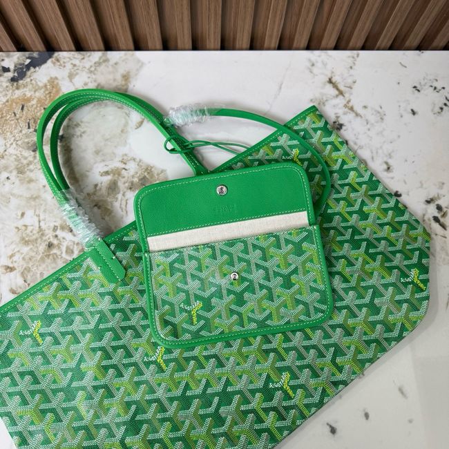 Goyard Goyardine canvas & Chevroches calfskin CL08P GREEN