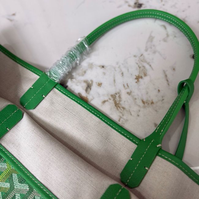 Goyard Goyardine canvas & Chevroches calfskin CL08P GREEN