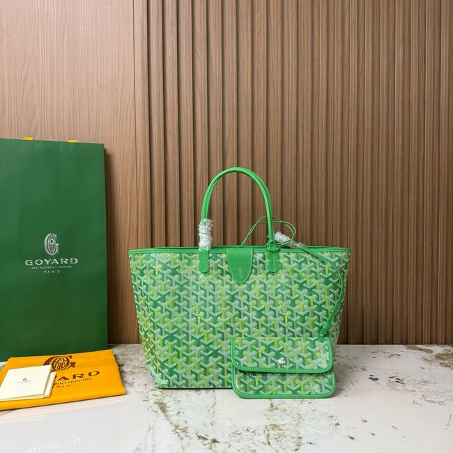 Goyard Goyardine canvas & Chevroches calfskin CL08P GREEN