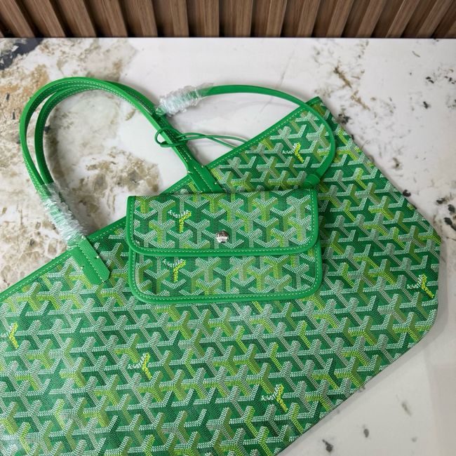 Goyard Goyardine canvas & Chevroches calfskin CL08P GREEN
