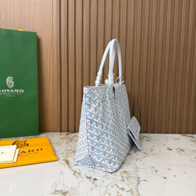 Goyard Goyardine canvas & Chevroches calfskin CL08P LIGHT BLUE
