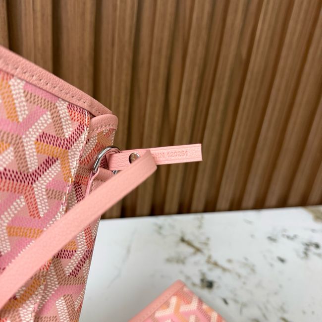 Goyard Goyardine canvas & Chevroches calfskin CL08P PINK