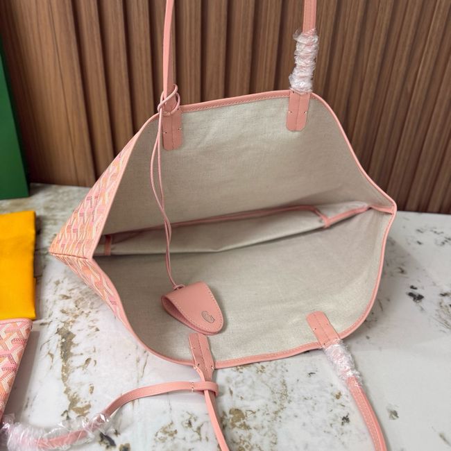 Goyard Goyardine canvas & Chevroches calfskin CL08P PINK