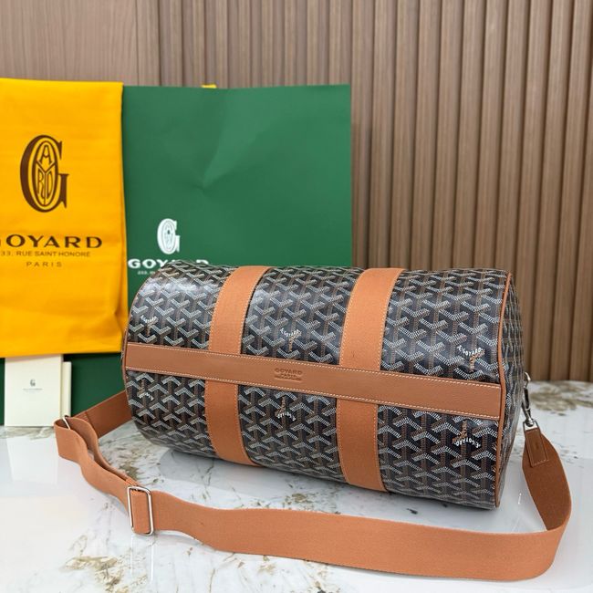 Goyard Goyardine canvas & Chevroches calfskin CL10P brown