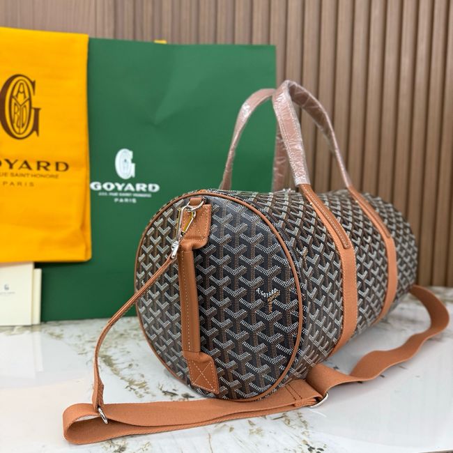 Goyard Goyardine canvas & Chevroches calfskin CL10P brown