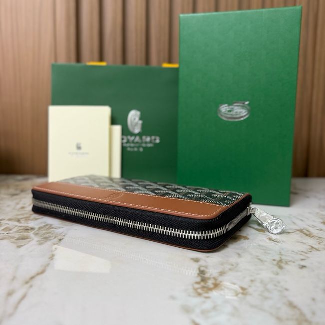 Goyard MATIGNON zip Wallet CL50P brown