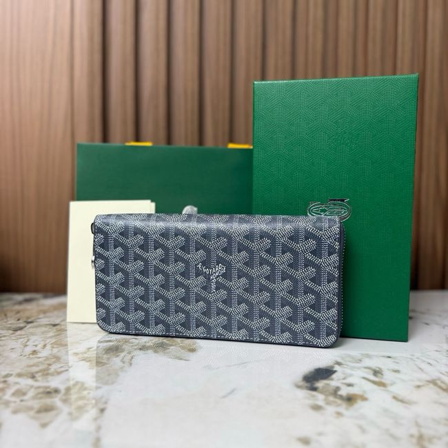 Goyard MATIGNON zip Wallet CL50P gray