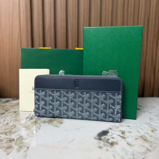 Goyard MATIGNON zip Wallet CL50P gray