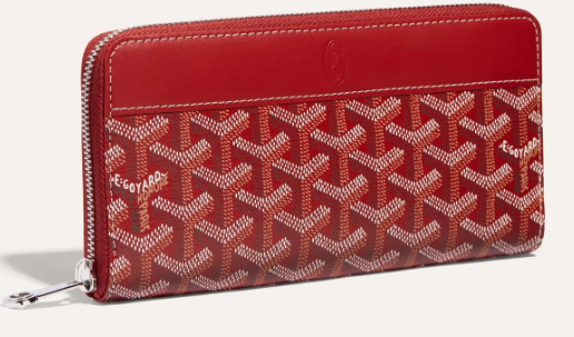Goyard MATIGNON zip Wallet CL50P red