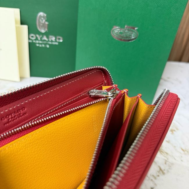 Goyard MATIGNON zip Wallet CL50P red Goyard MATIGNON zip Wallet CL50P red