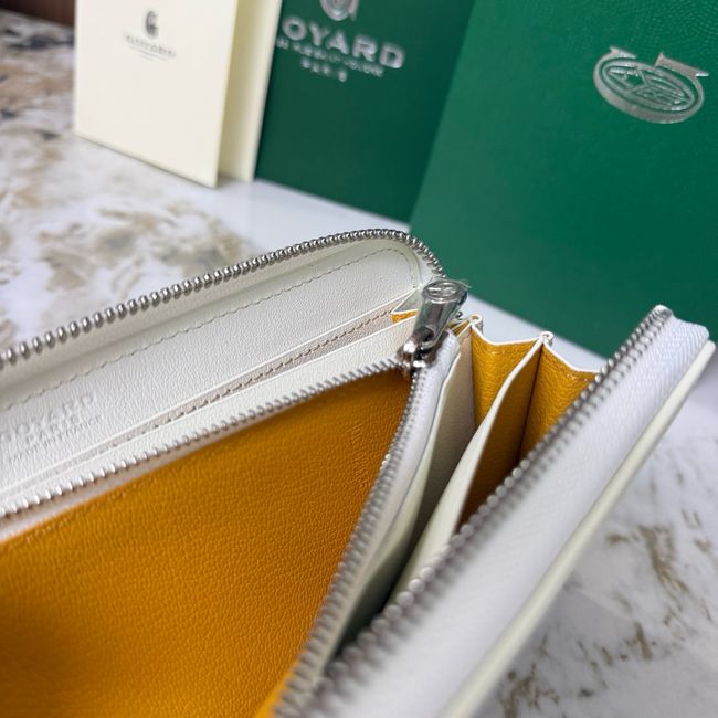 Goyard MATIGNON zip Wallet CL50P white