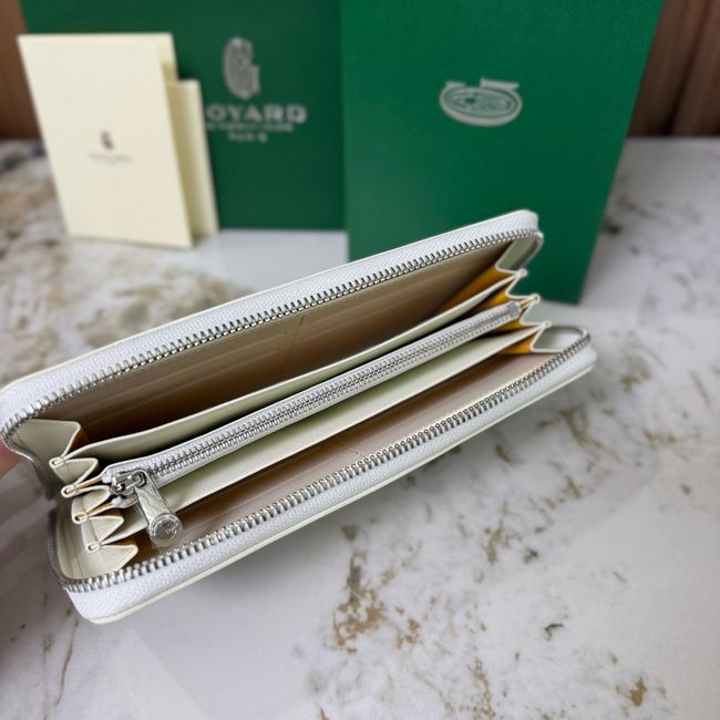 Goyard MATIGNON zip Wallet CL50P white