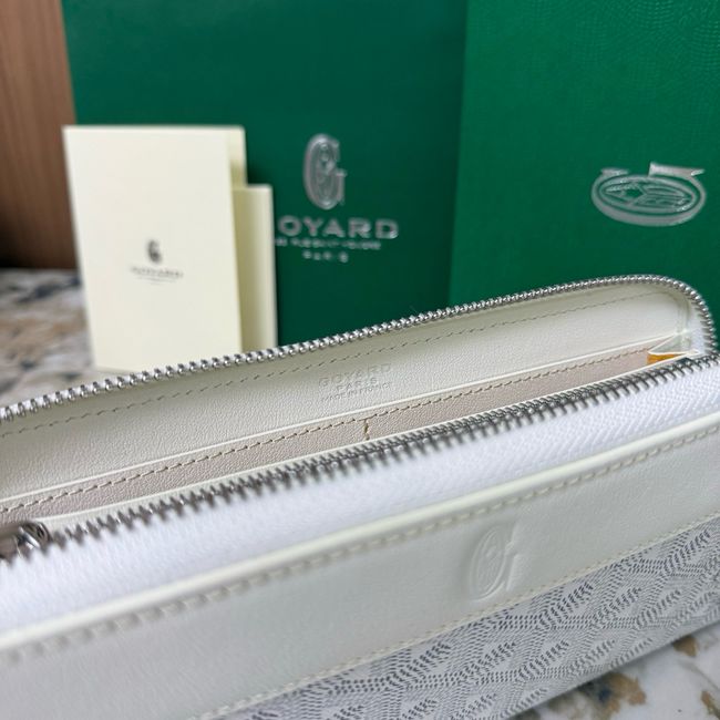 Goyard MATIGNON zip Wallet CL50P white