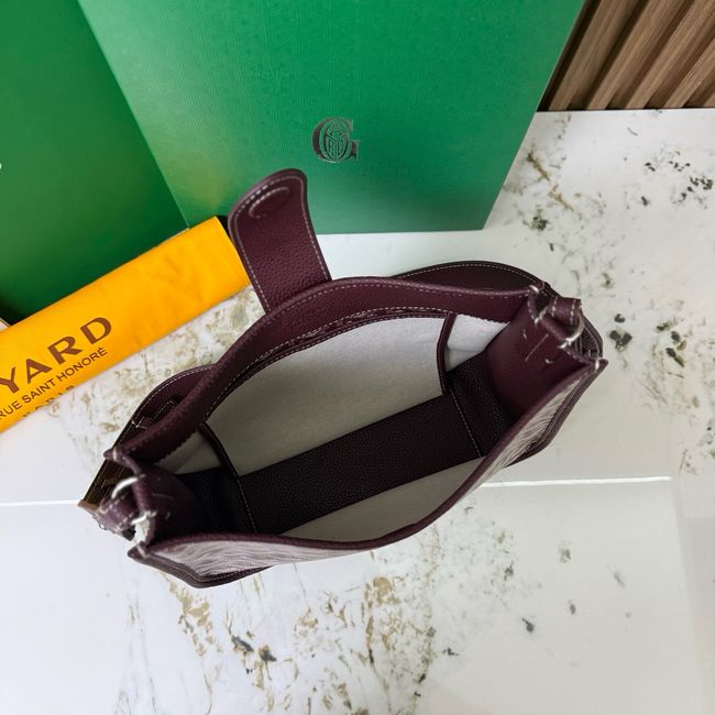 Goyard Musette crossbody bag CG08P Wine red