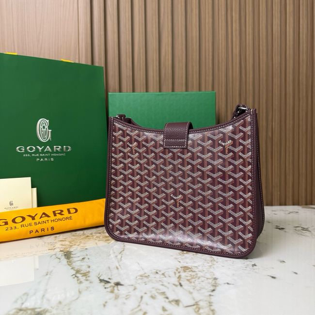 Goyard Musette crossbody bag CG08P Wine red