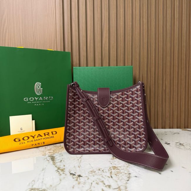 Goyard Musette crossbody bag CG08P Wine red