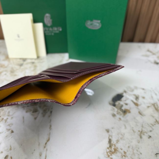 Goyard SAINT-ROCH wallet CL08X wine red