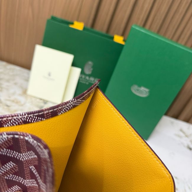 Goyard SAINT-ROCH wallet CL08X wine red