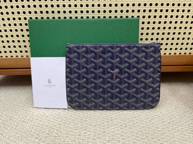 Goyard SENAT PM Clutch Bag CL07P dark blue
