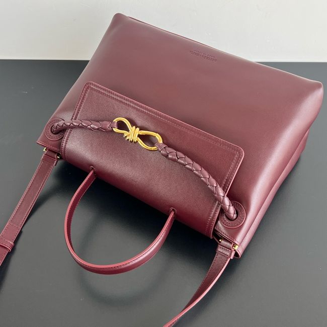 Bottega Veneta Medium Andiamo 09555 CINNABAR
