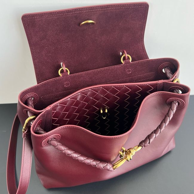 Bottega Veneta Medium Andiamo 09555 CINNABAR